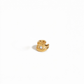 Sculptural Ear Cuff front view on white background
