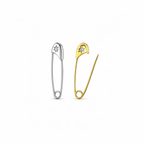 Minimal 3 - in - 1 Pin · Earring · Pendant – 925 Silver CZ Zircon Diamond , 18K Gold plated, Platinum plated - OMON